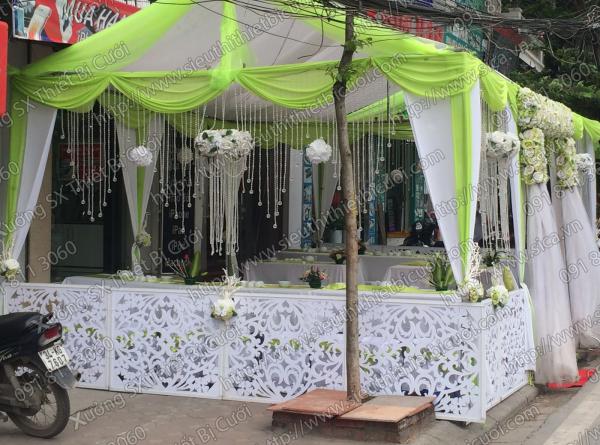 Hàng rào CNC cho đám cưới .